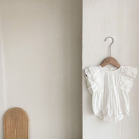 Load image into Gallery viewer, Baby Kid Girls Flower Print Rompers Wholesale 220513215
