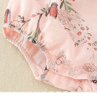 Load image into Gallery viewer, Baby Girls Flower Lace Print Rompers Wholesale 220513232
