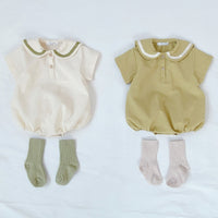 Load image into Gallery viewer, Baby Unisex Solid Color Rompers Wholesale 22051337
