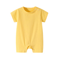 Load image into Gallery viewer, Baby Unisex Solid Color Rompers Wholesale 220513408
