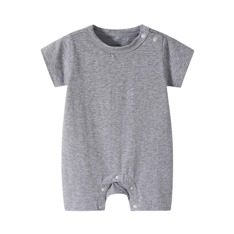 Baby Unisex Solid Color Rompers Wholesale 220513408