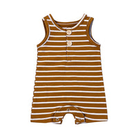 Load image into Gallery viewer, Baby Unisex Striped Rompers Wholesale 220513418
