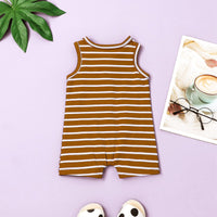 Load image into Gallery viewer, Baby Unisex Striped Rompers Wholesale 220513418
