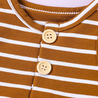 Load image into Gallery viewer, Baby Unisex Striped Rompers Wholesale 220513418
