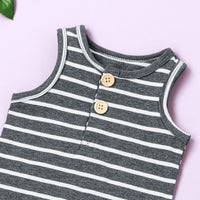 Load image into Gallery viewer, Baby Unisex Striped Rompers Wholesale 220513418
