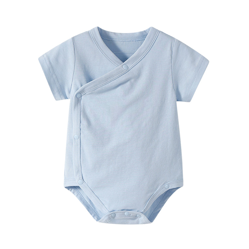 Baby Unisex Solid Color Rompers Wholesale 220513424