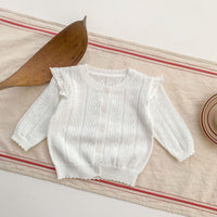 Load image into Gallery viewer, Baby Kid Girls Solid Color Cardigan Wholesale 220513427
