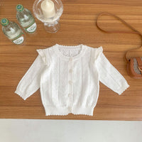 Load image into Gallery viewer, Baby Kid Girls Solid Color Cardigan Wholesale 220513427
