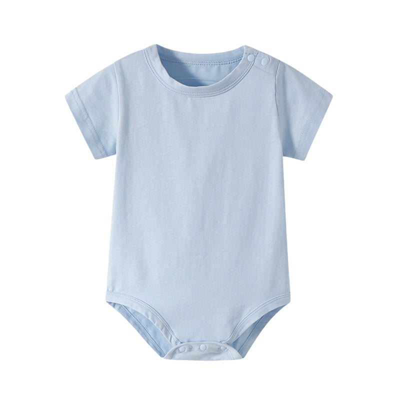 Baby Unisex Solid Color Rompers Wholesale 220513458