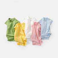 Load image into Gallery viewer, Baby Unisex Solid Color Rompers Wholesale 220513458
