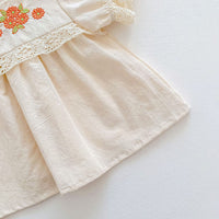 Load image into Gallery viewer, 2 Pieces Set Baby Kid Girls Flower Lace Embroidered Tops And Shorts Wholesale 220513462
