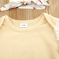 Load image into Gallery viewer, 3 Pieces Set Baby Girls Flower Print Rompers And Skirts And Bow Headwear Wholesale 22051359
