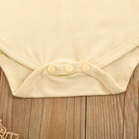 Load image into Gallery viewer, 3 Pieces Set Baby Girls Flower Print Rompers And Skirts And Bow Headwear Wholesale 22051359
