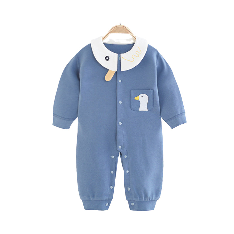 Baby Unisex Animals Print Jumpsuits Wholesale 22051383