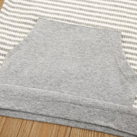 Load image into Gallery viewer, 2 Pieces Set Baby Kid Girls Striped Muslin&amp;Ribbed Tops And Shorts Wholesale 22051386
