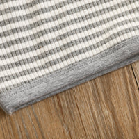 Load image into Gallery viewer, 2 Pieces Set Baby Kid Girls Striped Muslin&amp;Ribbed Tops And Shorts Wholesale 22051386
