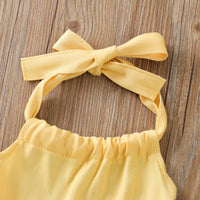 Load image into Gallery viewer, 2 Pieces Set Baby Kid Girls Lace Tops And Solid Color Pants Wholesale 22051396
