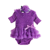Load image into Gallery viewer, Baby Girls Solid Color Bow Rompers Wholesale 22051607
