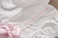 Load image into Gallery viewer, Baby Girls Color-blocking Bow Rompers Wholesale 220516108
