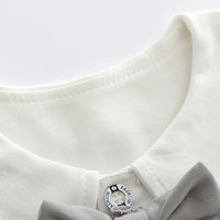 Load image into Gallery viewer, Baby Boys Striped Color-blocking Bow Jumpsuits Wholesale 22051611
