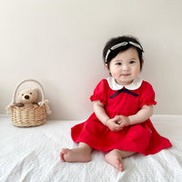Load image into Gallery viewer, Baby Kid Girls Bow Dresses Wholesale 220516115
