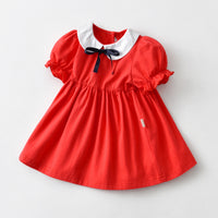 Load image into Gallery viewer, Baby Kid Girls Bow Dresses Wholesale 220516115
