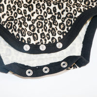 Load image into Gallery viewer, 3 Pieces Set Baby Girls Leopard Rompers Solid Color Skirts And Bow Headwear Wholesale 22051612
