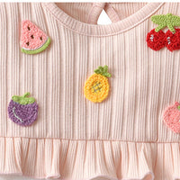 Load image into Gallery viewer, Baby Girls Color-blocking Rompers Wholesale 220516125
