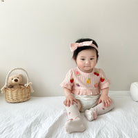 Load image into Gallery viewer, Baby Girls Color-blocking Rompers Wholesale 220516125
