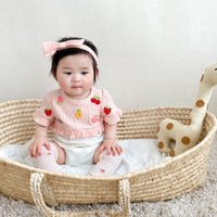 Load image into Gallery viewer, Baby Girls Color-blocking Rompers Wholesale 220516125
