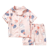 Load image into Gallery viewer, 2 Pieces Set Baby Kid Unisex Cartoon Star Print Tops And Shorts Wholesale 220516157
