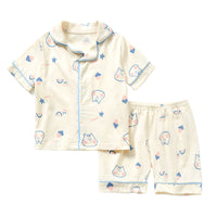Load image into Gallery viewer, 2 Pieces Set Baby Kid Unisex Cartoon Star Print Tops And Shorts Wholesale 220516157
