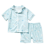 Load image into Gallery viewer, 2 Pieces Set Baby Kid Unisex Cartoon Star Print Tops And Shorts Wholesale 220516157
