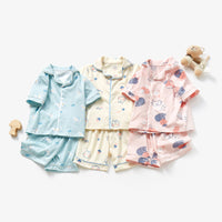 Load image into Gallery viewer, 2 Pieces Set Baby Kid Unisex Cartoon Star Print Tops And Shorts Wholesale 220516157
