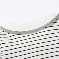 Load image into Gallery viewer, Baby Boys Striped Color-blocking Bow Rompers Wholesale 220516159
