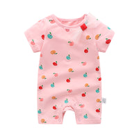 Load image into Gallery viewer, Baby Girls Flower Bow Embroidered Rompers Wholesale 22051620
