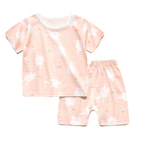 Load image into Gallery viewer, 2 Pieces Set Baby Kid Unisex Fruit Cartoon Print T-Shirts And Shorts Wholesale 22051626
