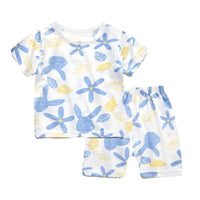 Load image into Gallery viewer, 2 Pieces Set Baby Kid Unisex Fruit Cartoon Print T-Shirts And Shorts Wholesale 22051626
