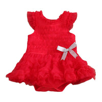 Load image into Gallery viewer, Baby Girls Solid Color Bow Rompers Wholesale 22051631
