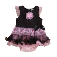 Load image into Gallery viewer, Baby Girls Solid Color Bow Rompers Wholesale 22051631
