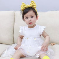 Load image into Gallery viewer, Baby Kid Girls Flower Embroidered Dresses Wholesale 22051633
