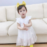 Load image into Gallery viewer, Baby Kid Girls Flower Embroidered Dresses Wholesale 22051633
