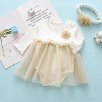 Load image into Gallery viewer, Baby Girls Solid Color Rompers Wholesale 22051640
