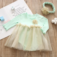 Load image into Gallery viewer, Baby Girls Solid Color Rompers Wholesale 22051640
