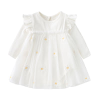 Load image into Gallery viewer, Baby Girls Solid Color Flower Rompers Wholesale 22051643
