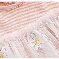 Load image into Gallery viewer, Baby Girls Solid Color Flower Rompers Wholesale 22051643
