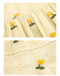 Load image into Gallery viewer, Kid Big Kid Girls Flower Embroidered Dresses Wholesale 22051684
