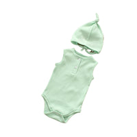 Load image into Gallery viewer, Baby Unisex Solid Color Muslin&amp;Ribbed Rompers Wholesale 22051697
