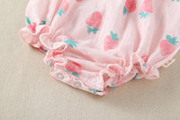 Load image into Gallery viewer, Baby Girls Fruit Print Rompers Wholesale 22051703
