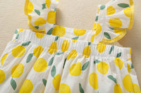 Load image into Gallery viewer, Baby Kid Girls Fruit Print Rompers Wholesale 22051706
